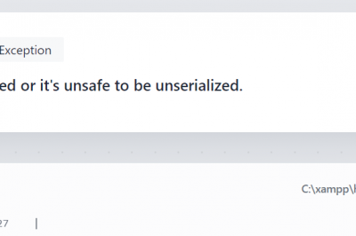 Laravel Error: Your serialized closure might have been modified or it’s unsafe to be unserialized.