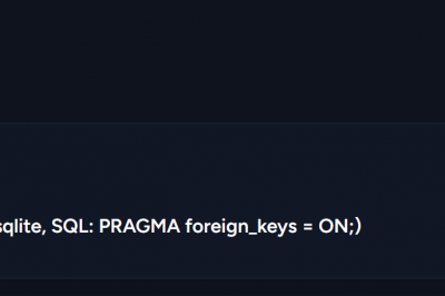 could not find driver (Connection: sqlite, SQL: PRAGMA foreign_keys = ON;)