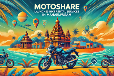 MotoShare Launches Bike Rental Services in Mahabalipuram, Tamil Nadu