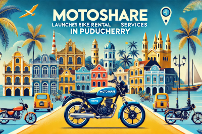 MotoShare Launches Bike Rental Services in Puducherry