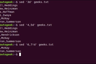 Top 20 Commands with explanation of “sed” command