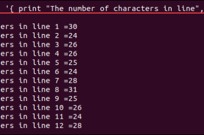 Top 20 Commands with explanation of “awk” command